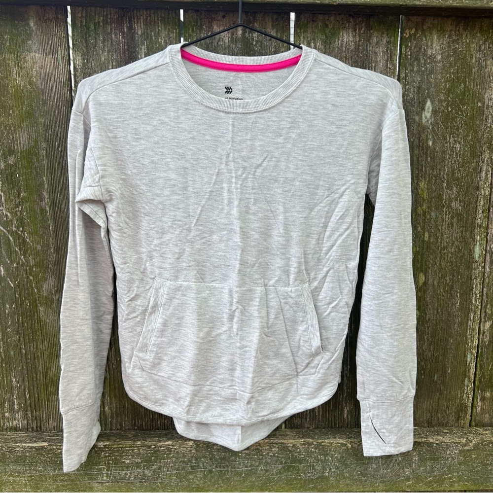 All In Motion Girls Active Long Sleeve Top Thumb Holes